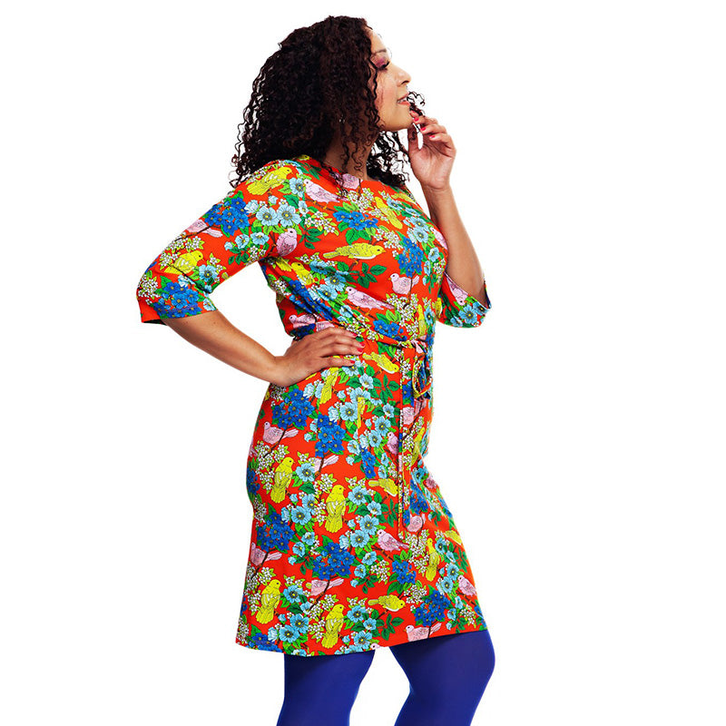 Cissi och Selma Adult Doris Dress - Kvitter - &#39;Tweet&#39;