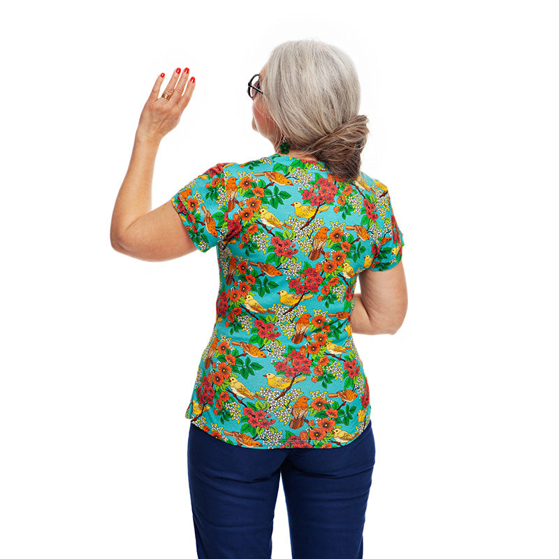 Cissi och Selma Ladies Jessica Top - Fågelsång - &#39;Bird Song&#39;