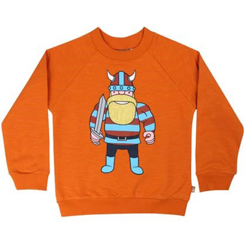Danefae Kids Organic Erik Din Ven Sweatshirt - Honey Orange
