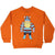 -20% off- Danefae Kids Organic Erik Din Ven Sweatshirt - Honey Orange (2-3, 8-10y)