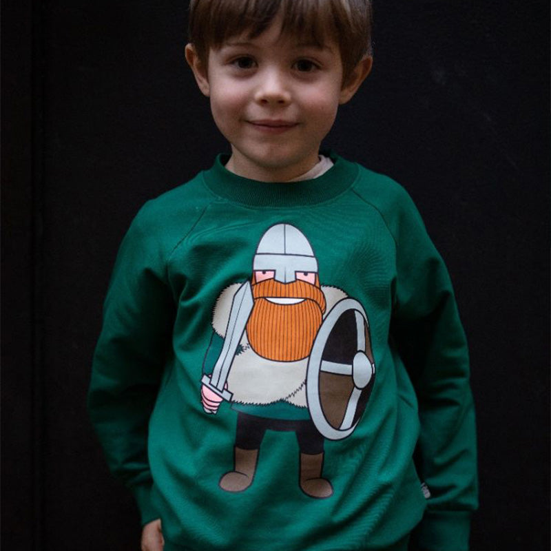 Danefae Kids Ragnar Sweatshirt - Dark Teal