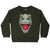 DYR Cph by Danefae Kids T-Rex Dinosaur Sweatshirt - Dark Safari Green