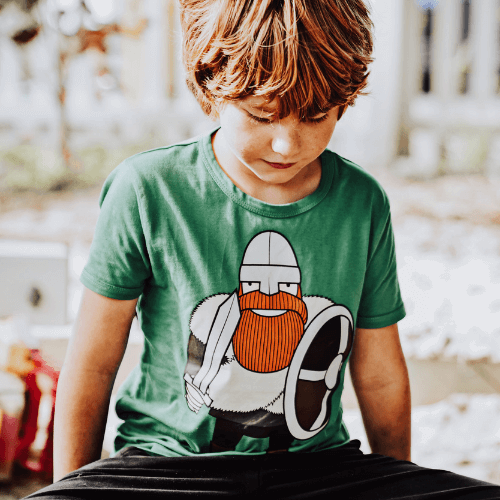 Danefae Ragnar the Viking T-Shirt - Green