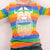 Danefae Organic Erik the Viking Kids Top - Joker Rainbow Stripe