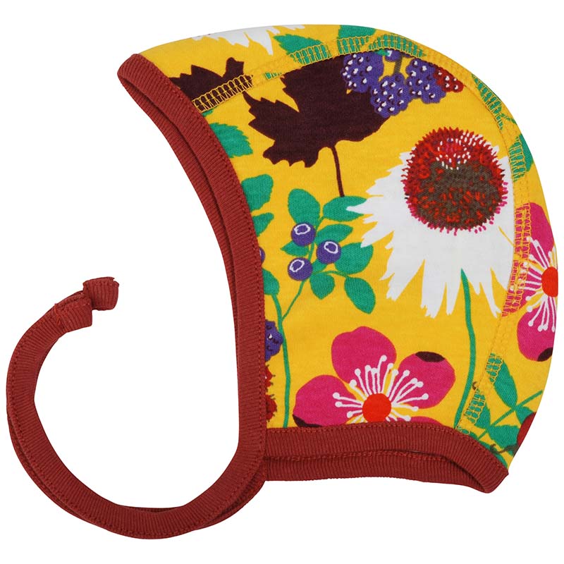 DUNS Sweden Autumn Flowers Bonnet - Yellow