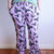 More Than A Fling by DUNS Adult Pica Pica Baggy Pants - Orchid Bloom Purple
