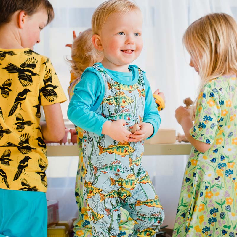 More Than A Fling by DUNS Bodysuit - Blue Atoll