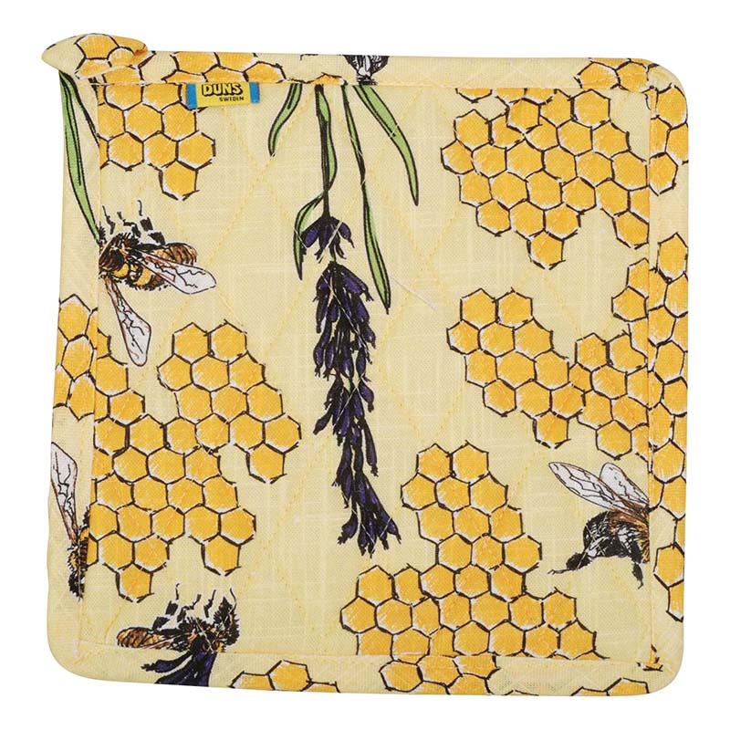 DUNS Sweden Bees Kitchen Pot Holder - Yellow