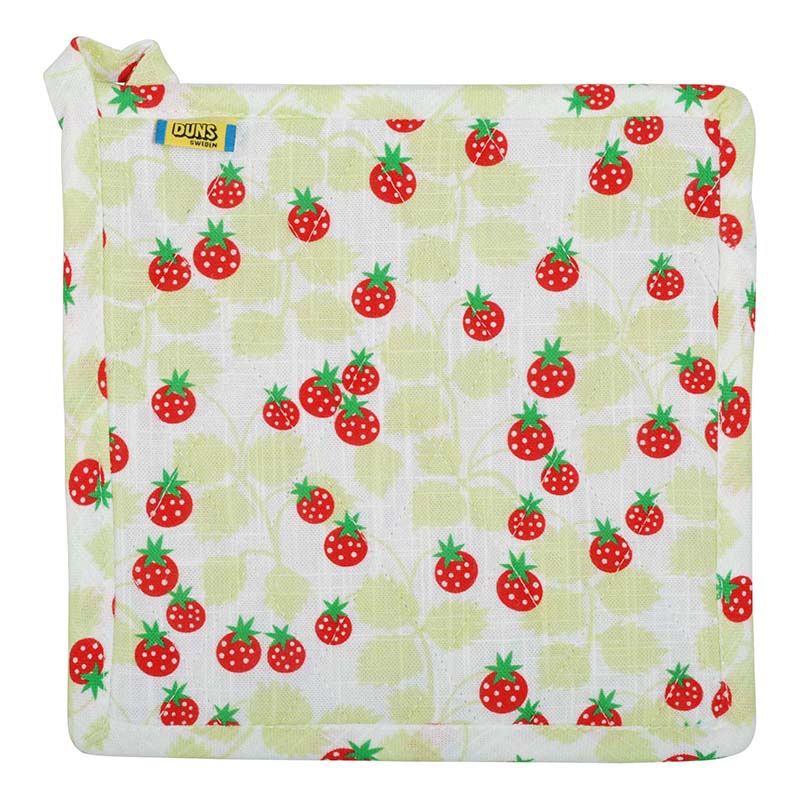DUNS Sweden Strawberry Kitchen Pot Holder - Green