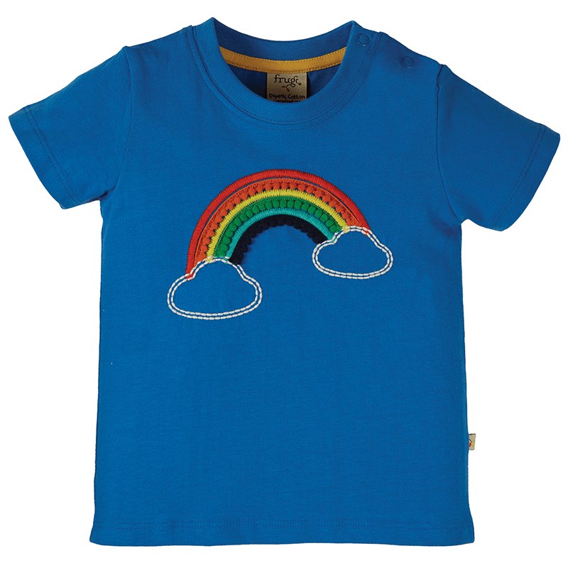 Frugi Avery Rainbow Applique T-shirt