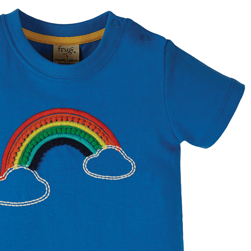 Frugi Avery Rainbow Applique T-shirt