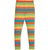 Frugi Libby Kids Rainbow Stripe Leggings - Camper Blue