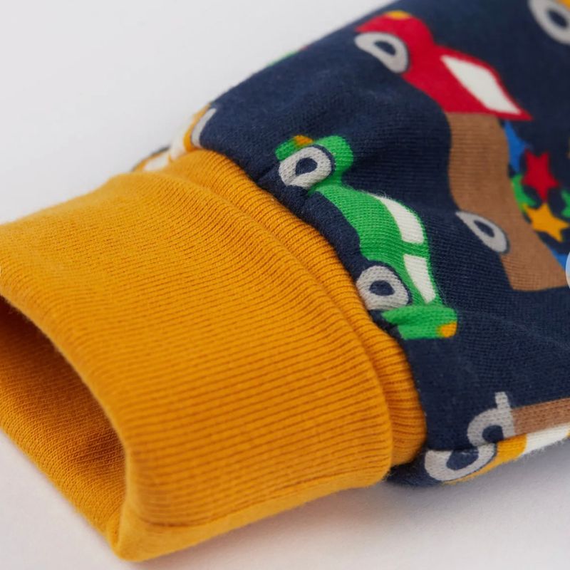 Frugi Parsnip Pants - Rainbow Wheels