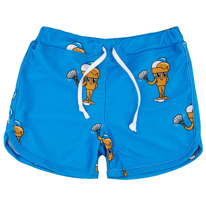 Jelly Alligator &#39;I Love Gelato&#39; Swim Shorts - Blue (Only 2 left! 1-2 &amp; 2-3y) FINAL SALE