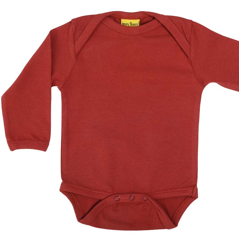 More Than A Fling by DUNS Bodysuit - Brick Red
