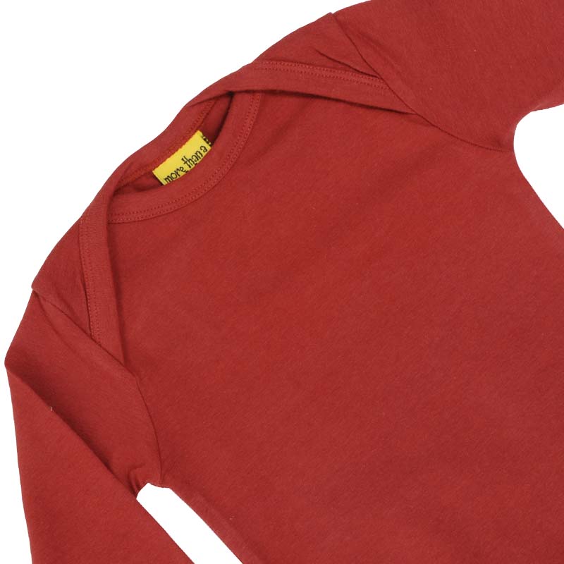 More Than A Fling by DUNS Bodysuit - Brick Red