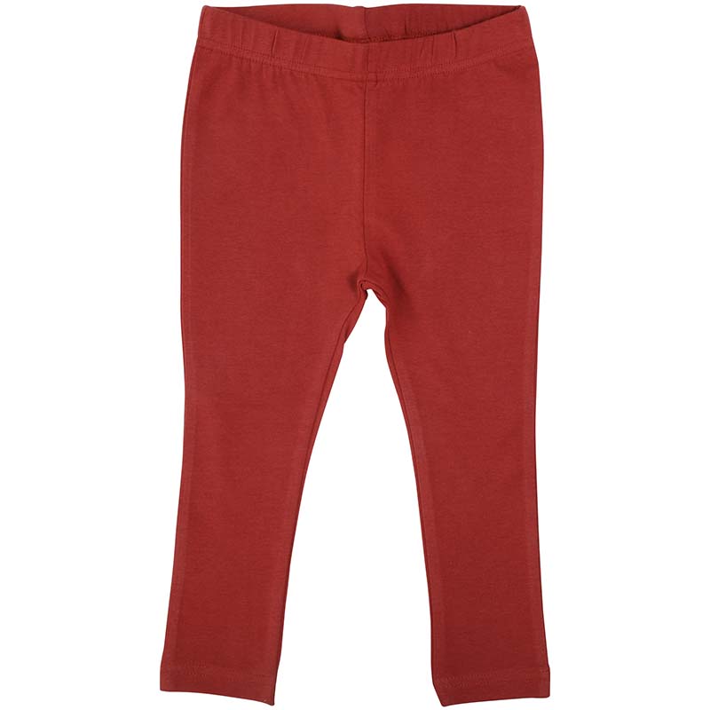 More Than A Fling by DUNS Leggings - Brick Red - Scandi Down Under