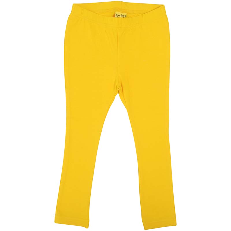 More Than A Fling by DUNS Leggings - Lemon Chrome Yellow - Scandi