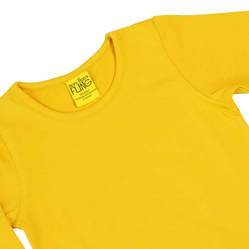 -15% off- More Than A Fling by DUNS Kids Top - Lemon Chrome Yellow (Only 2 left! 12-14y)