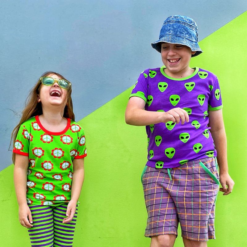 60% off- Moromini Green Friends Kids Fringed Tank Dress - FINAL SALE
