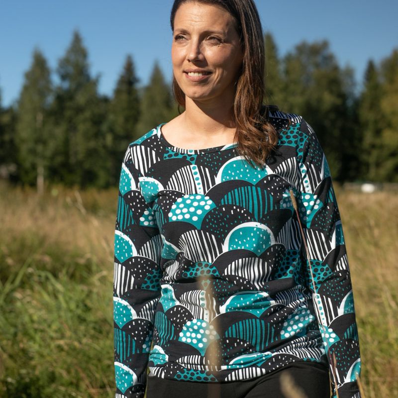 PaaPii Ladies Aava Harvest Top - Blue