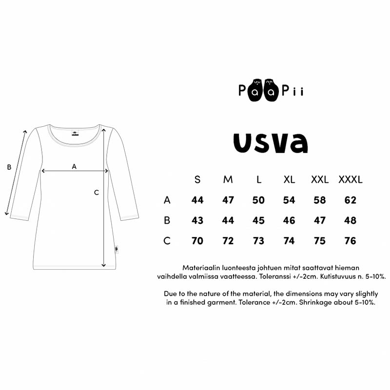 PaaPii Ladies Usva Taiga Top - Purple