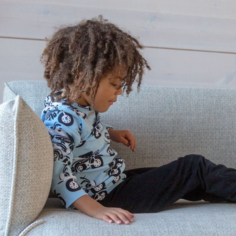 PaaPii Moped Sweatshirt - Light Blue