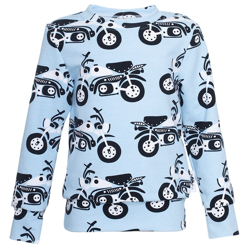 PaaPii Moped Sweatshirt - Light Blue