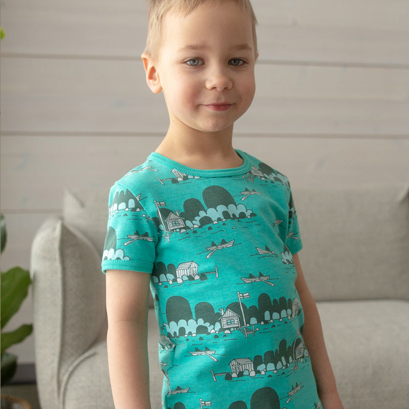 PaaPii Archipelago T-Shirt - Turquoise