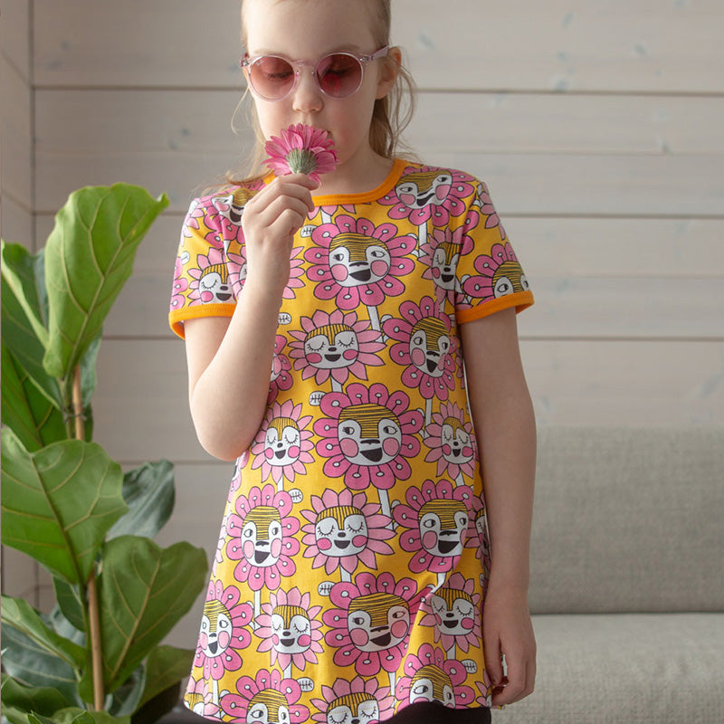 PaaPii Bloomination Tunic - Sun Yellow - Short Sleeve