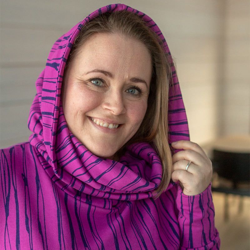 PaaPii Ladies Willow Halla Hoodie - Purple (Only 2 left! XL)