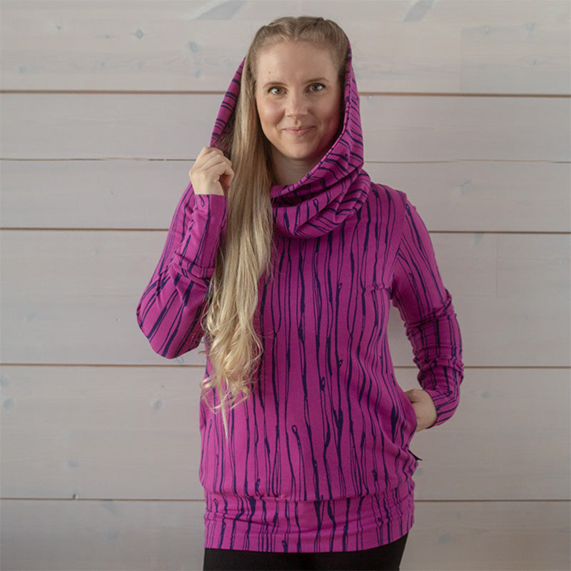 PaaPii Ladies Willow Halla Hoodie - Purple (Only 2 left! XL)