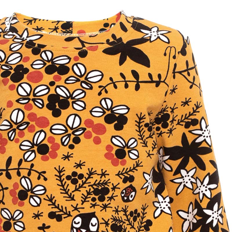 PaaPii Owl Mosspath Sweatshirt - Ochre