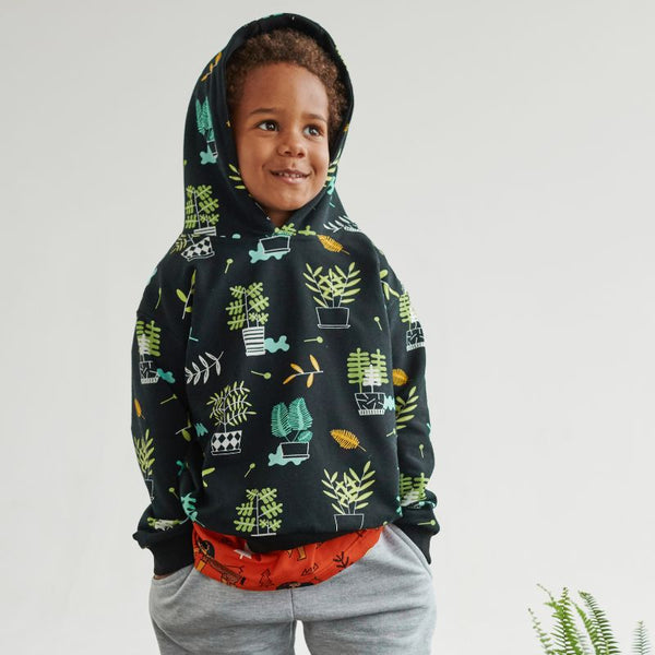 Raspberry Republic Plantastic Hoodie Jumper (Last one! 1.5-3y) - Scandi ...