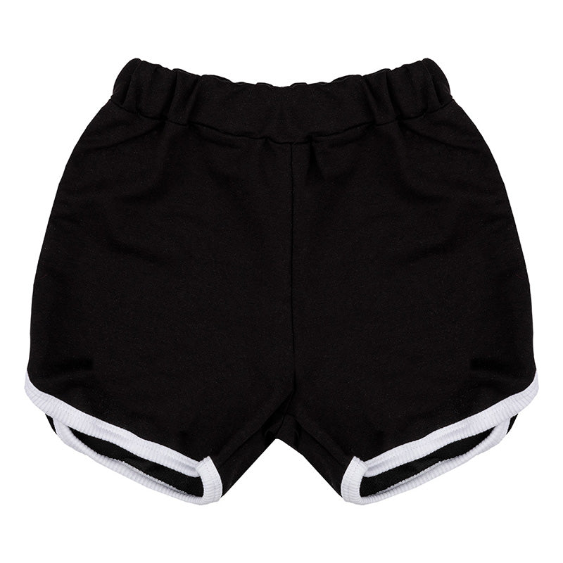 -10% off- Raspberry Republic Black Retro Shorts (Last one! 5-7y)