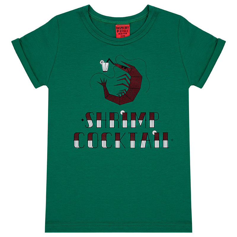 Raspberry Republic Kids Shrimp Cocktail Logo T-Shirt (Last one! 1.5-3y)