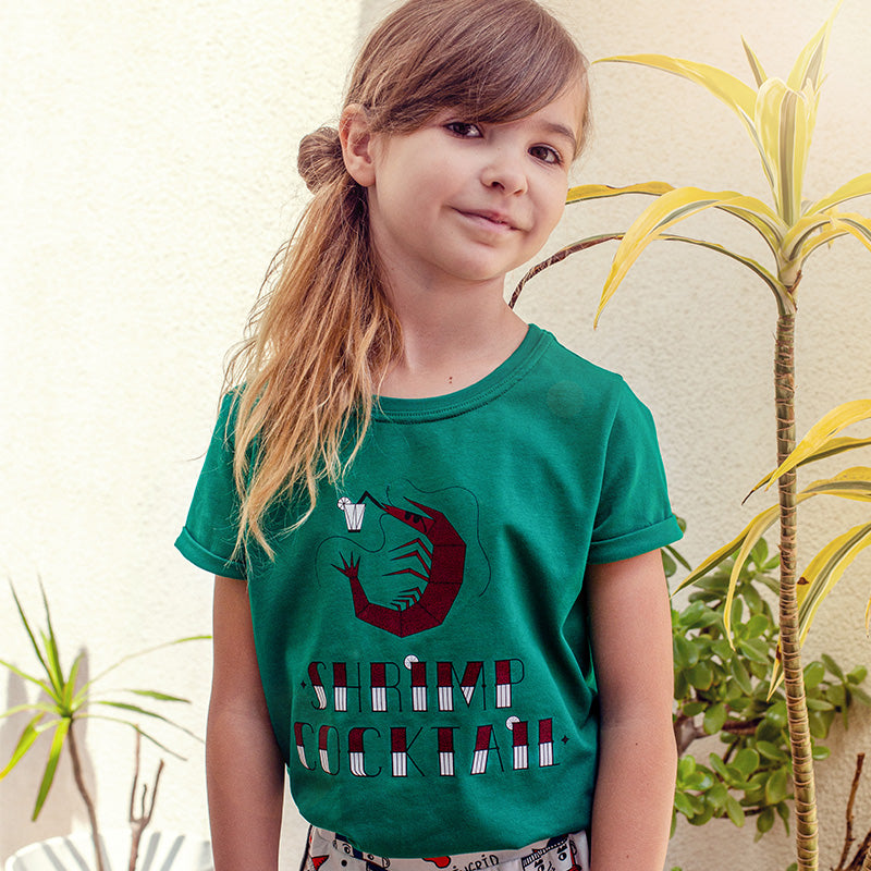 Raspberry Republic Kids Shrimp Cocktail Logo T-Shirt (Last one! 1.5-3y)