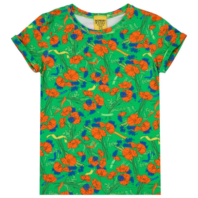 Raspberry Republic Kids T-Shirt  - Wildflowers