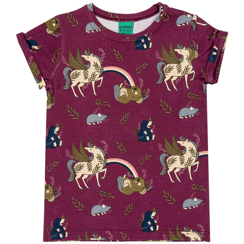 -40% off- Raspberry Republic Kids Unicorn Crew T-Shirt (Last one! 1.5-3y)