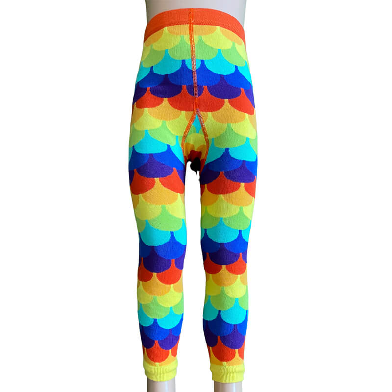 Slugs &amp; Snails Footless Tights - Rainbow Scales