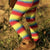 Slugs & Snails Footless Tights - Rainbow Stripe