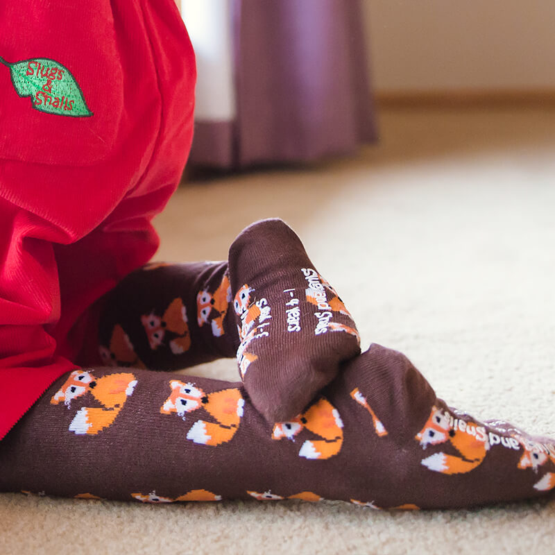 Slugs &amp; Snails Tights - Foxy