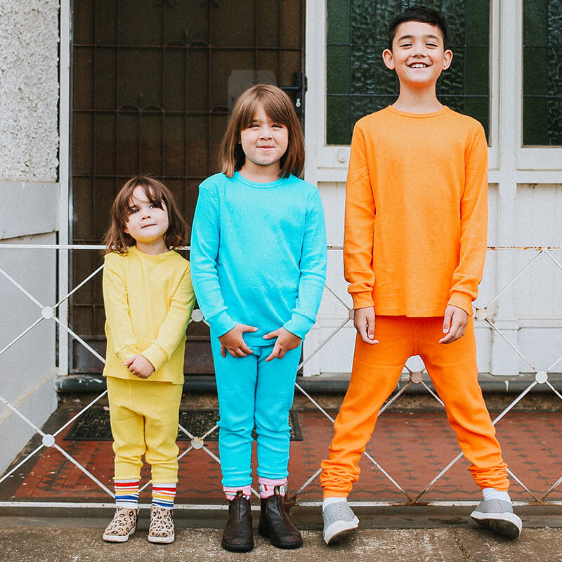 Slugs &amp; Snails Sunflower Yellow Kids Waffle Cotton Set