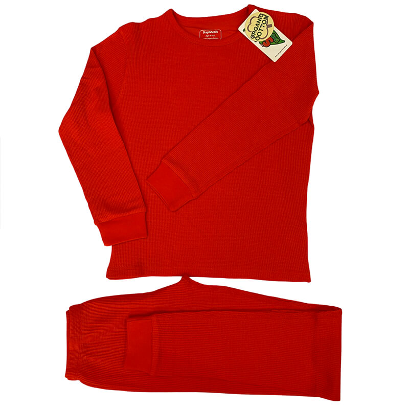 - 25% off - Slugs &amp; Snails Cherry Red Waffle Cotton Set