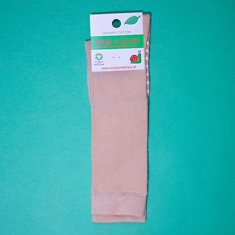 Slugs &amp; Snails Adult Knee Socks - LEOPARD BEIGE