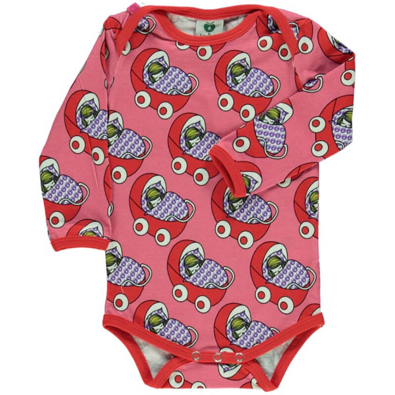 Smafolk Baby Carriage Bodysuit - Rapture Rose