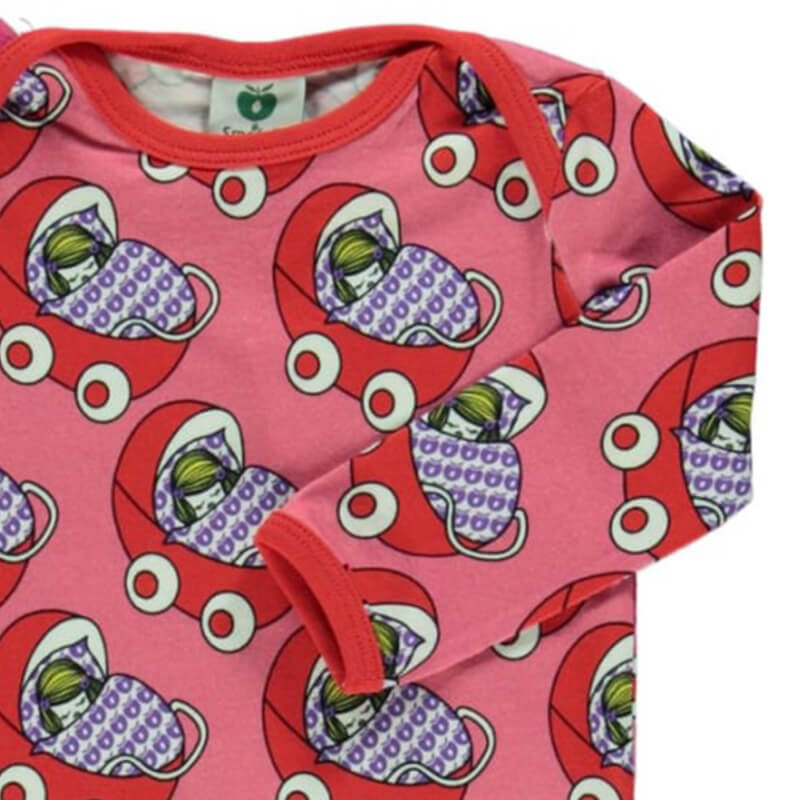 Smafolk Baby Carriage Bodysuit - Rapture Rose