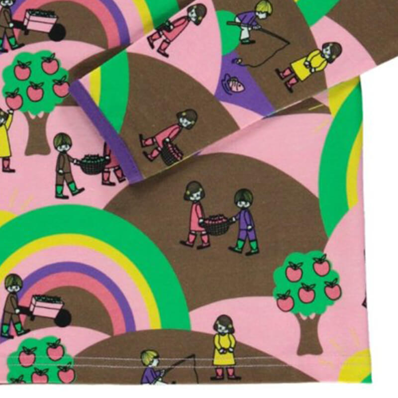 Smafolk Orchard Landscape Top - Sea Pink