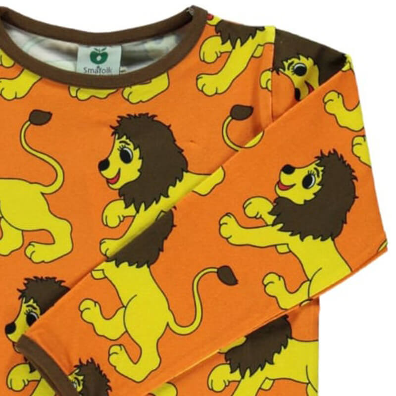 Smafolk Lion Top - Orange