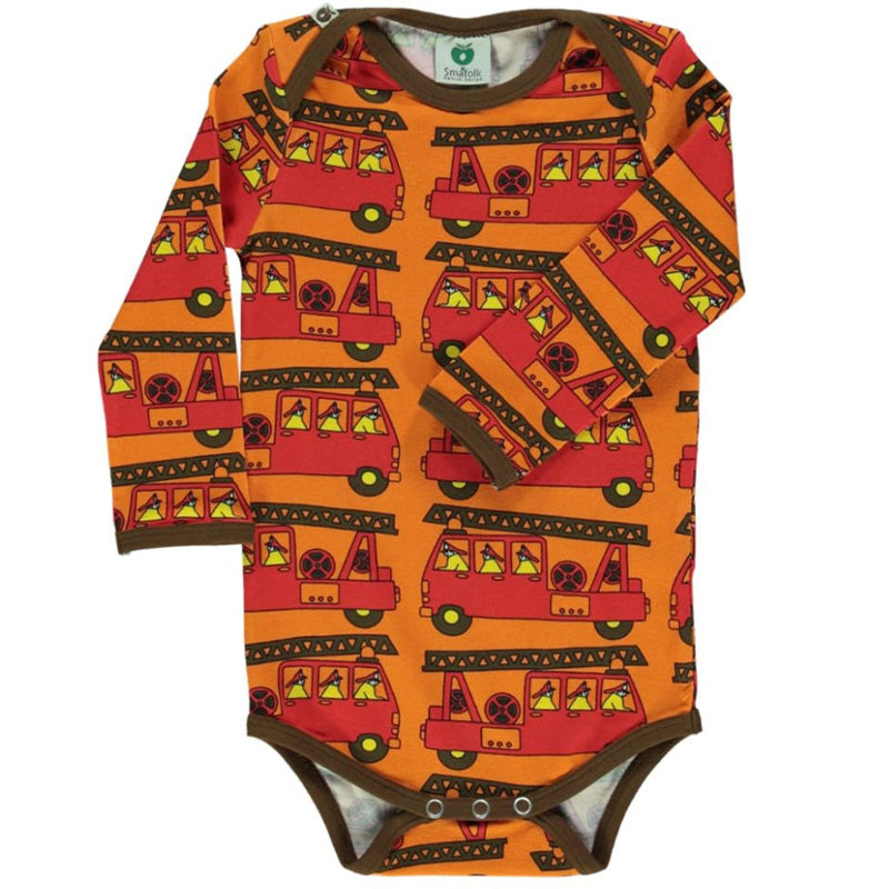 Smafolk Firetruck Bodysuit - Orange